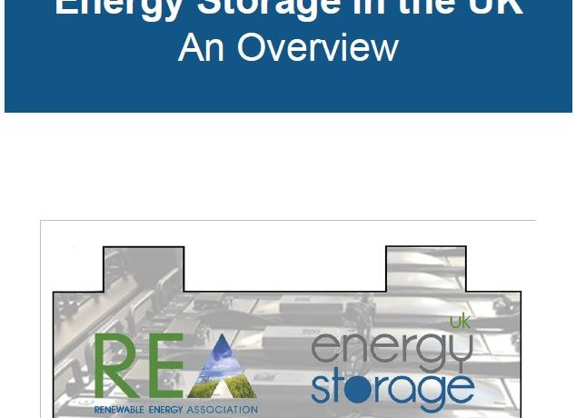 Energy Storage in the UK: An Overview