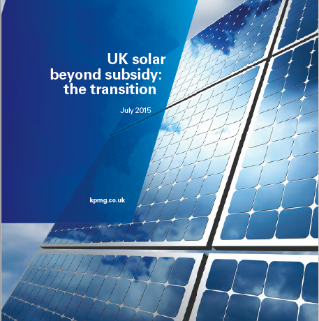 UK solar beyond subsidy: the transition