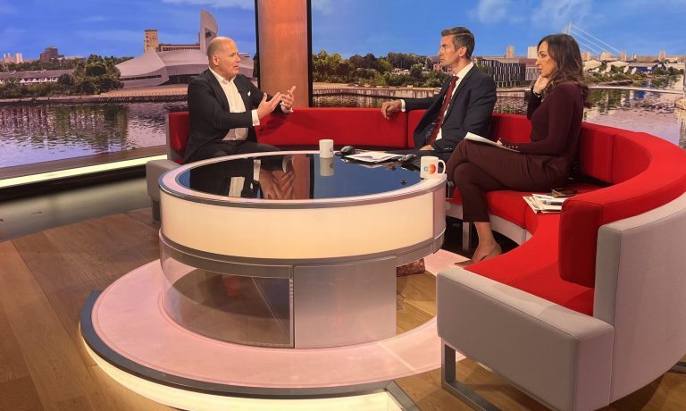 Trevor Hutchings on BBC Breakfast
