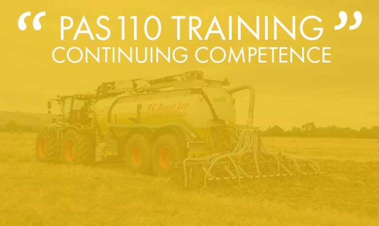 PAS110: Continuing competence